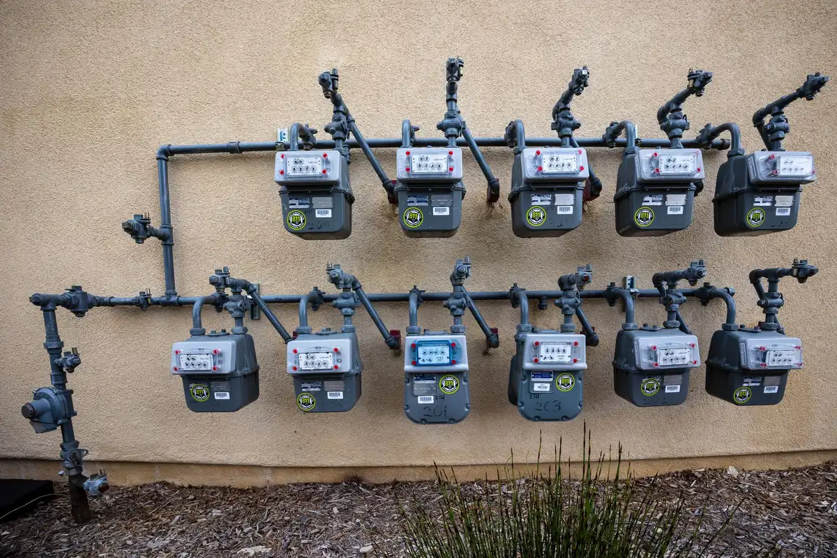 Facture de gaz détaillée montrant les différentes lignes tarifaires et consommation