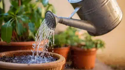Dix astuces pour réduire l'arrosage des plantes en pot