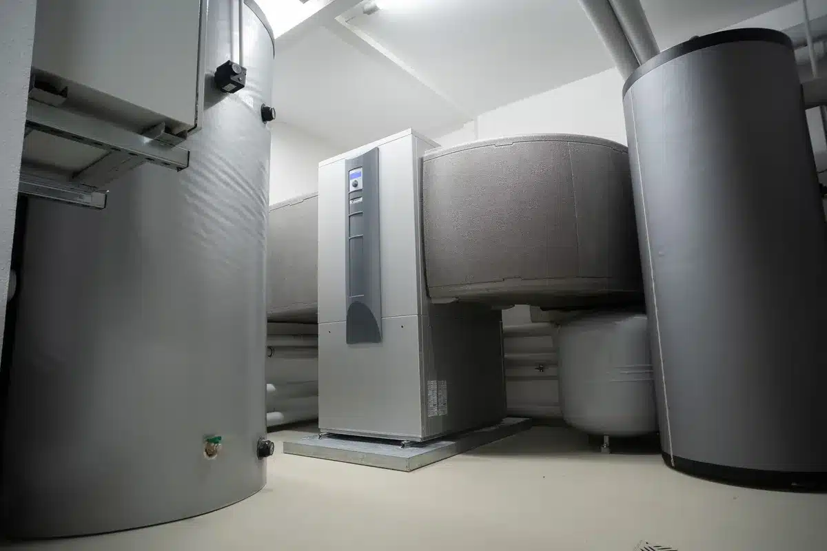 Pompe à chaleur installée dans un logement pour remplacer le chauffage au gaz
