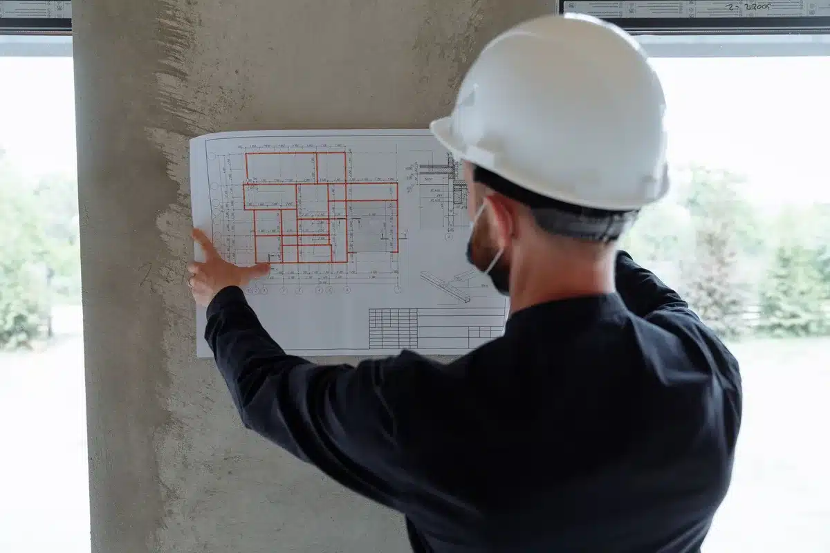 Vérification des normes et de la qualité d'exécution sur un chantier