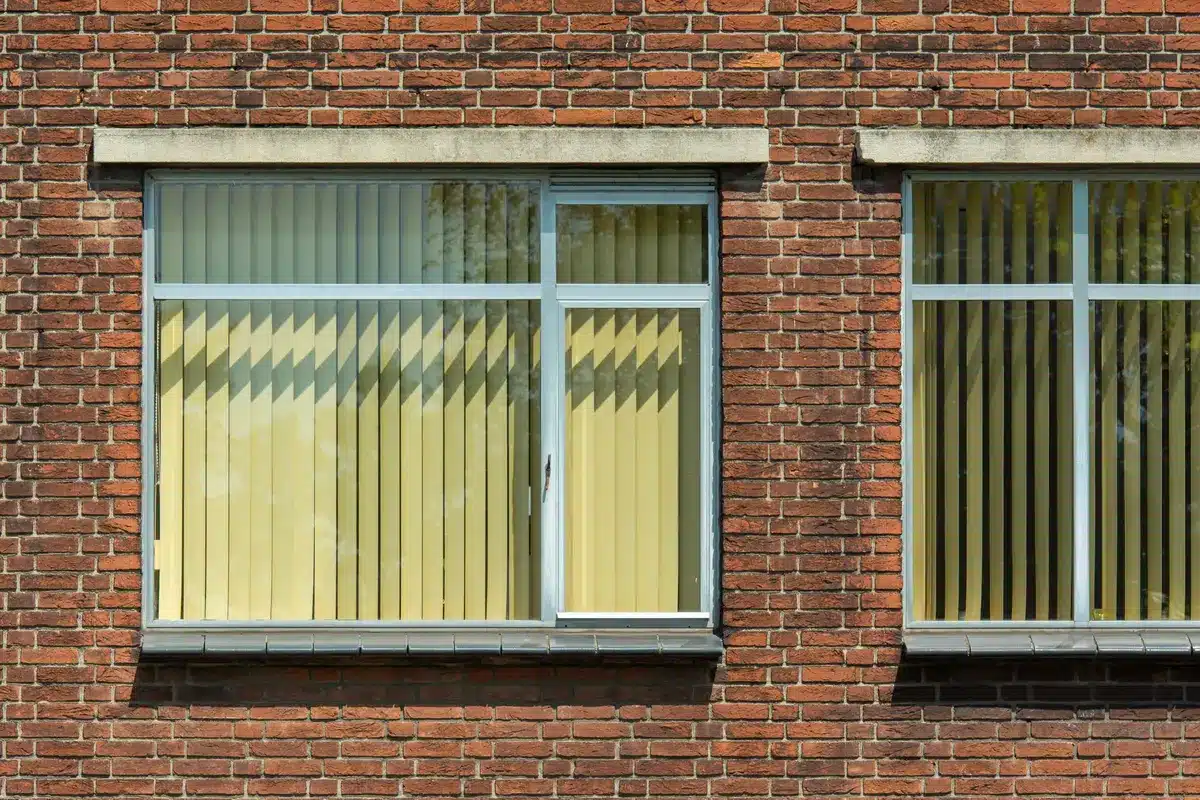 Store extérieur créant une ombre sur la façade d'une maison