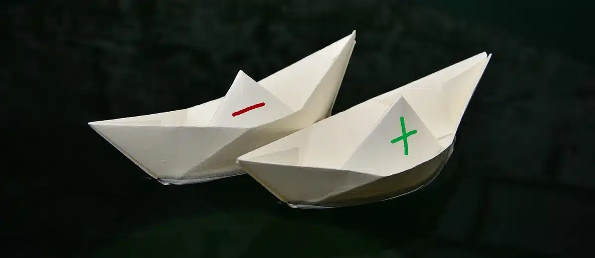 Feuilles de calcul et calculatrice montrant le calcul de la rentabilité brute