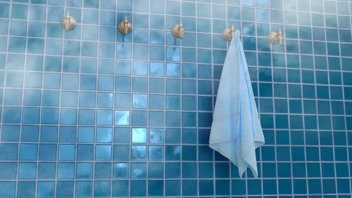 Panneaux muraux étanches posés dans une douche