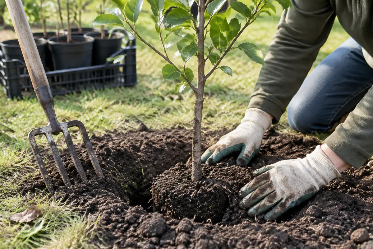 Comment planter un pommier : distance, période et coût