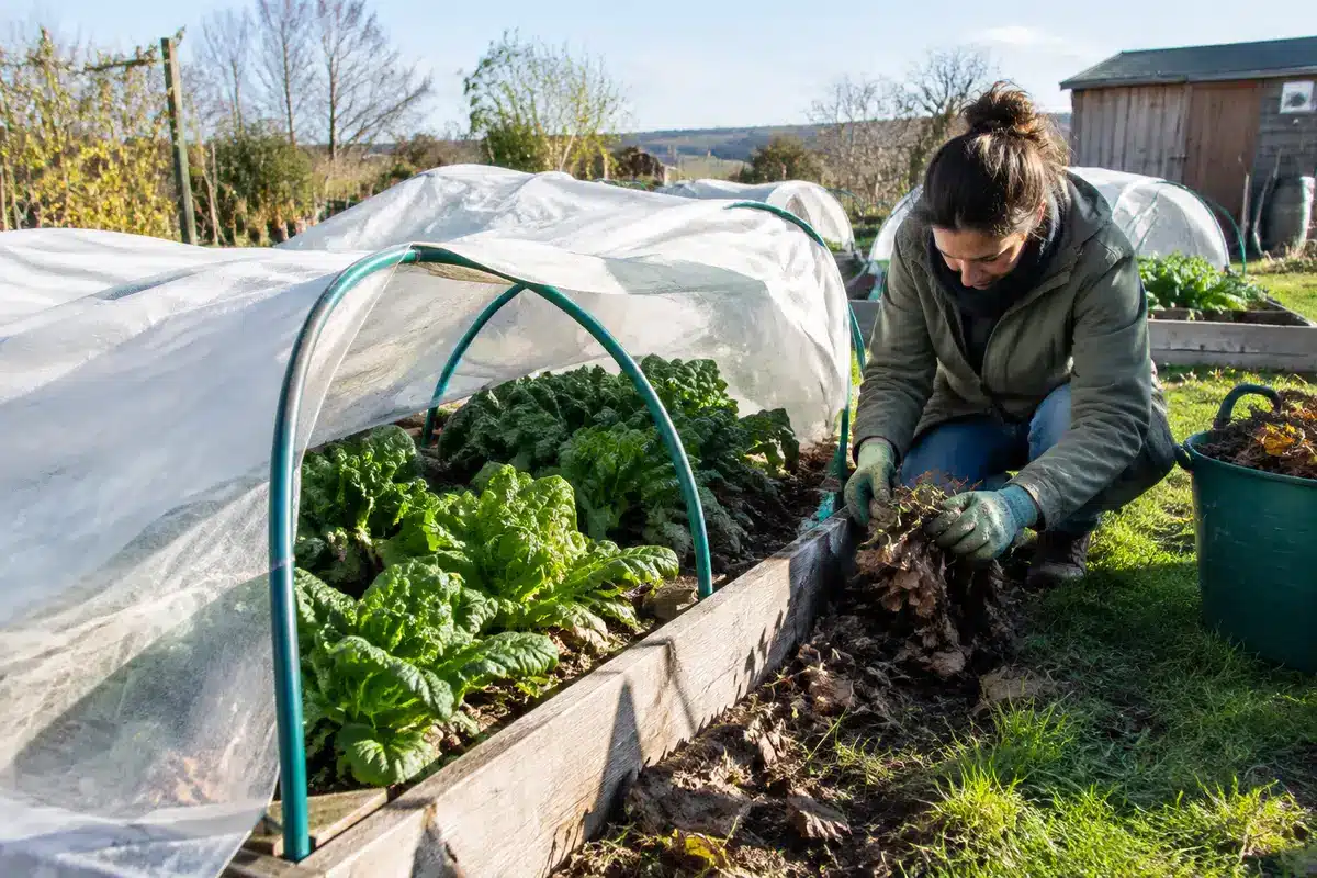 Comment préparer son potager en carrés pour l'automne et l'hiver ?
