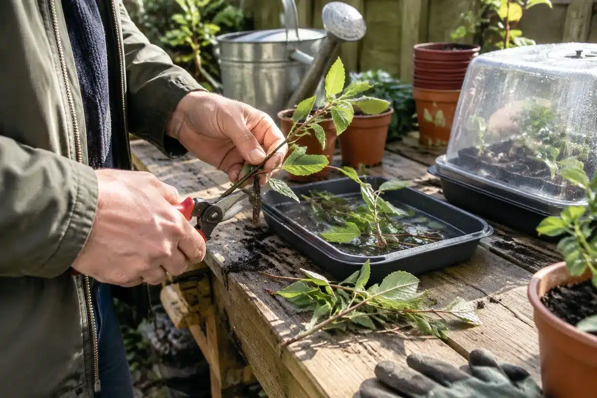 Que bouturer en septembre avec la technique des boutures semi-aoûtées ?